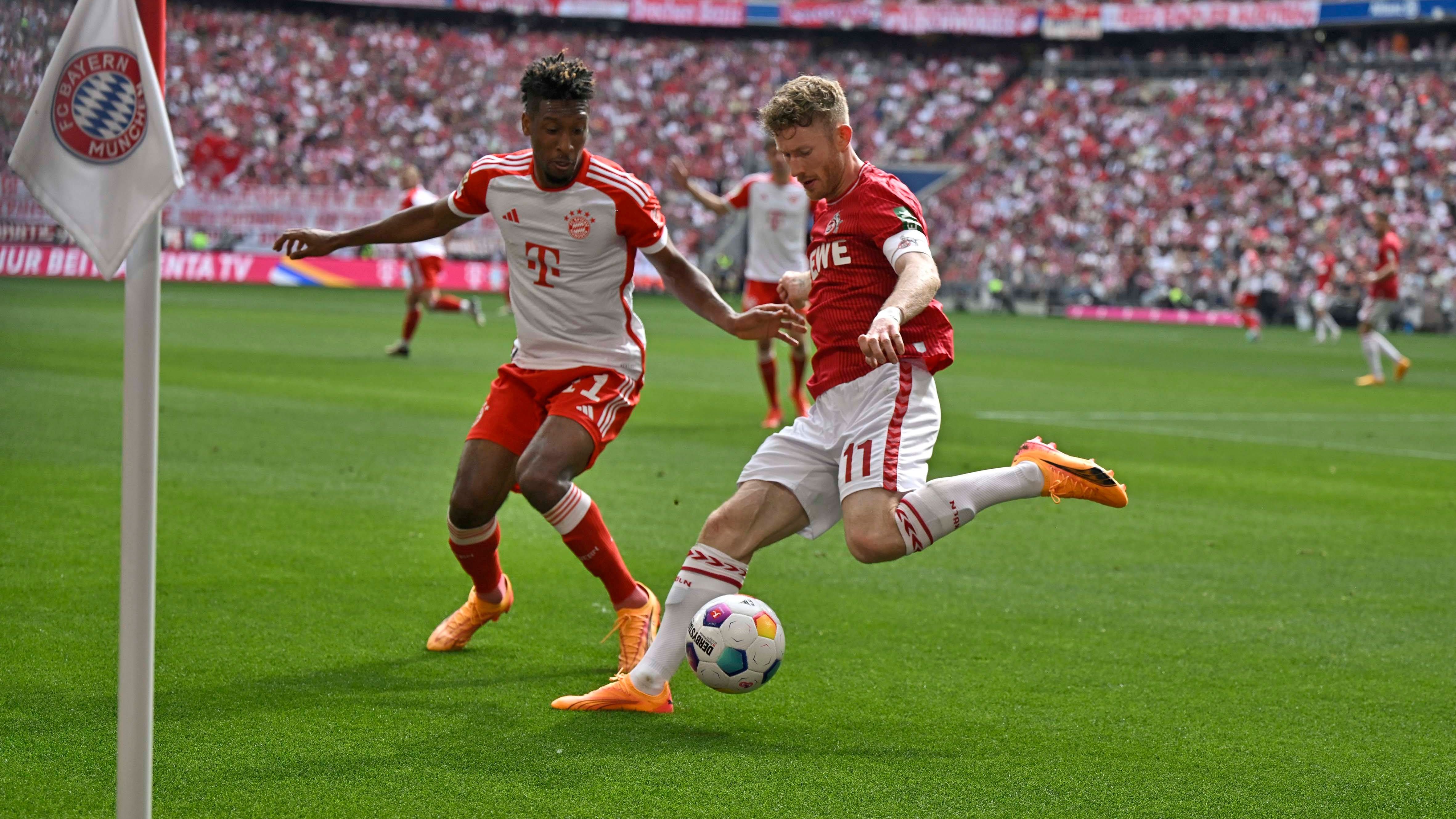 <strong>Kingsley Coman</strong><br>Der Franzose kommt für den angeschlagenen Leroy Sane rechts vorne zum Einsatz. Findet nicht richtig ins Spiel und leistet sich viele Abspielfehler, bereitet aber immerhin Kanes Topchance vor. Verdreht sich aber schon vier Minuten nach der Pause bei einem Zweikampf das rechte Bein und muss verletzt vom Platz. <strong><em>ran</em>-Note: 4</strong>