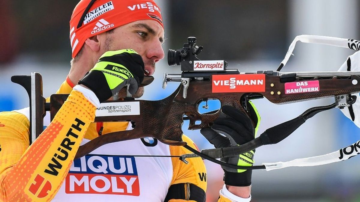 Arnd Peiffer und die Mixed-Staffel landen auf Platz vier
