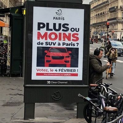 Paris: Bürgerbefragung zu erhöhten Parkgebühren für SUV.