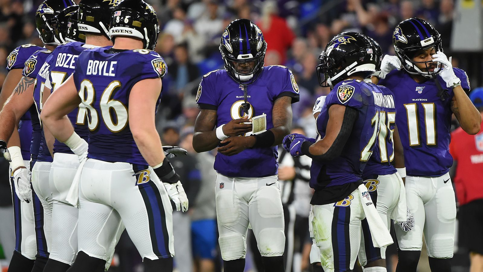 
                <strong>1. Baltimore Ravens</strong><br>
                Over/Under: 11,5
              