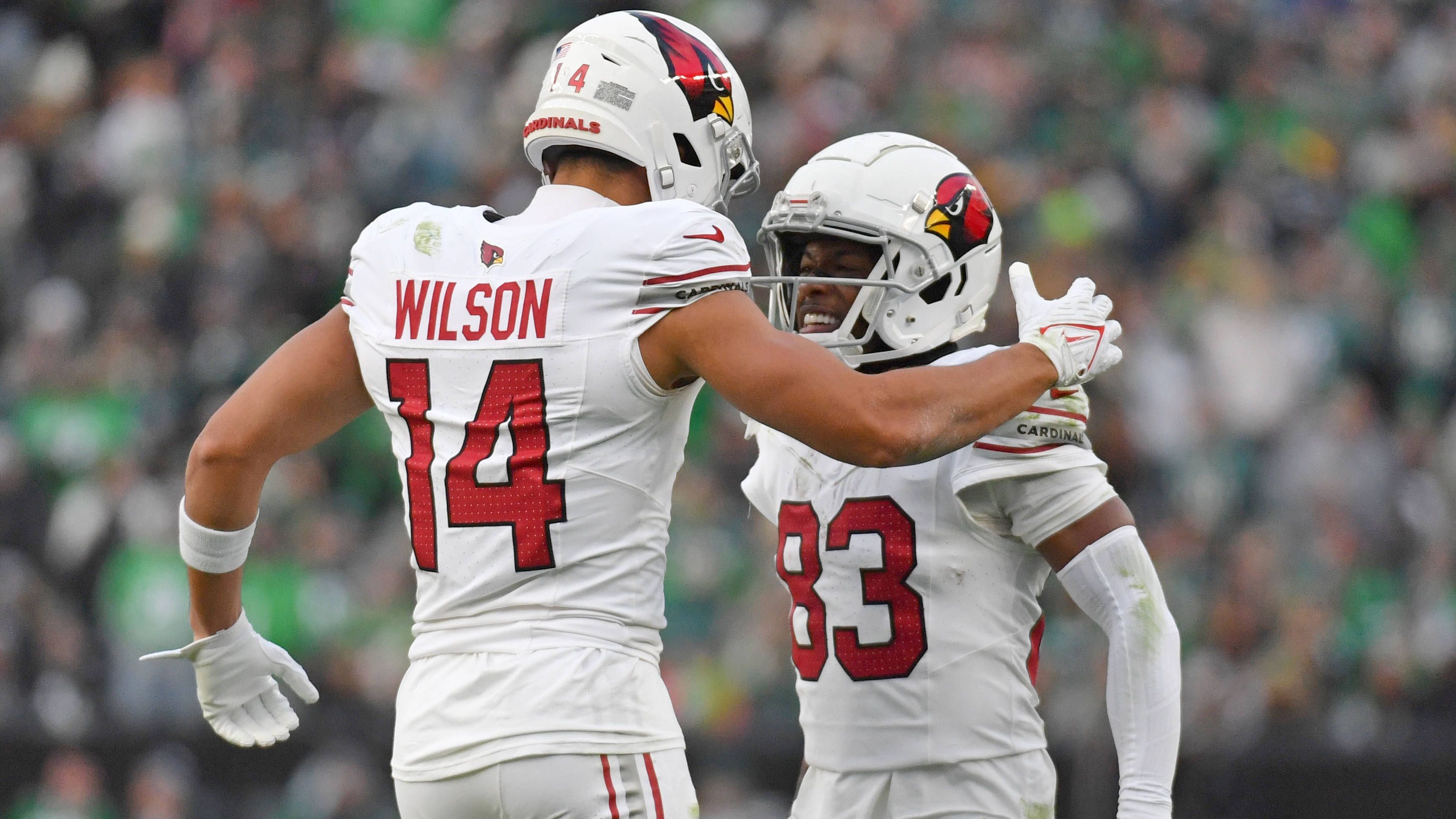 <strong>Platz 31 (geteilt): Arizona Cardinals</strong><br>Receiver: Marvin Harrison Jr., Michael Wilson und Greg Dortch<br>Durchschnittliche 40-Yard-Dash-Zeit: 4,59 Sekunden