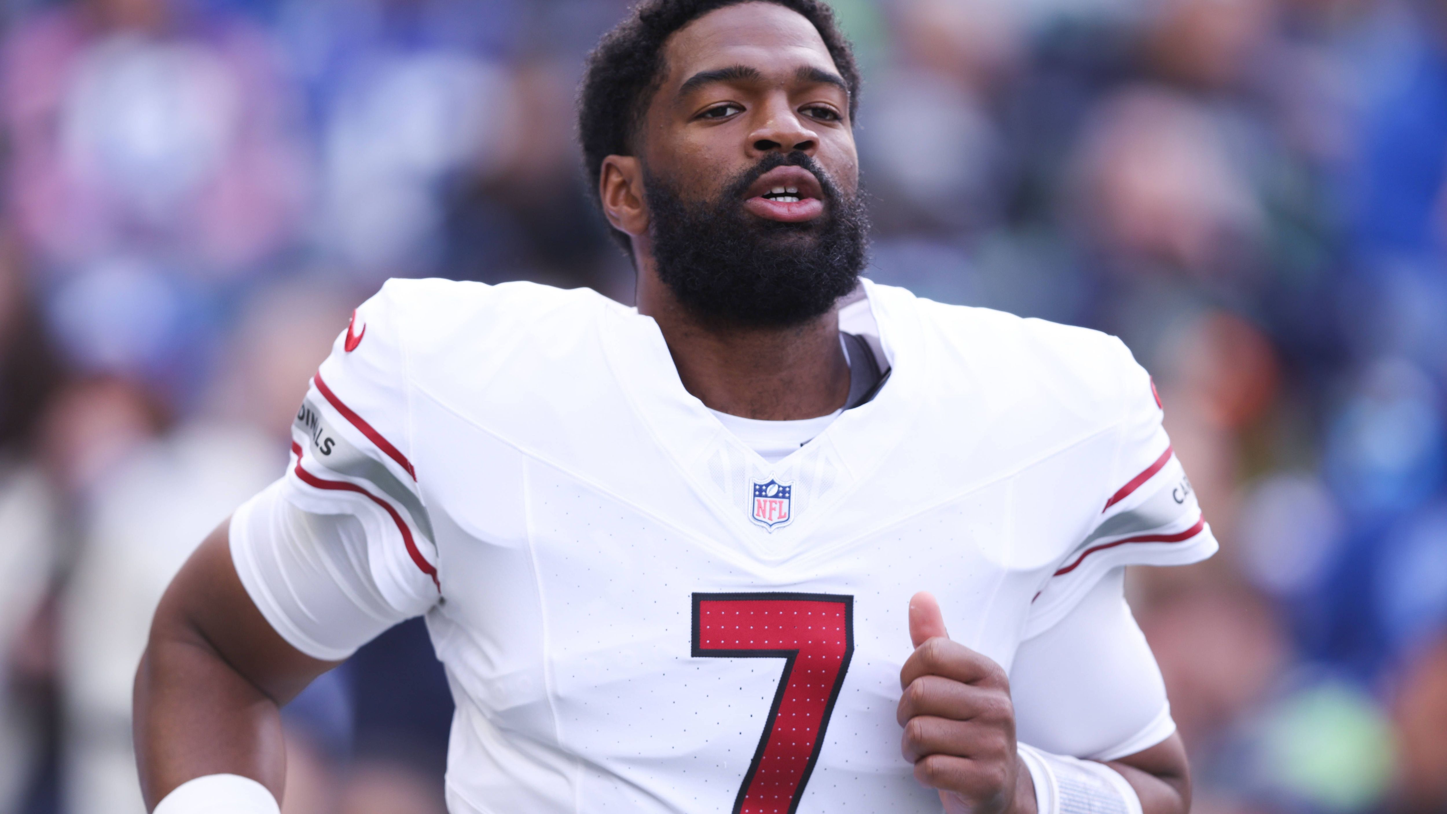 <strong>Arizona Cardinals</strong><br>• Starter: Jacoby Brissett (im Bild)<br>• Backup: Kyler Murray<br>• Practice Squad: Kedon Slovis