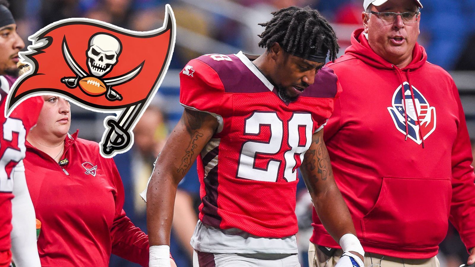 
                <strong>Tampa Bay Buccaneers</strong><br>
                Bisher verpflichtete Spieler aus der AAF:Orion Stewart (Safety, San Antonio Commanders)
              