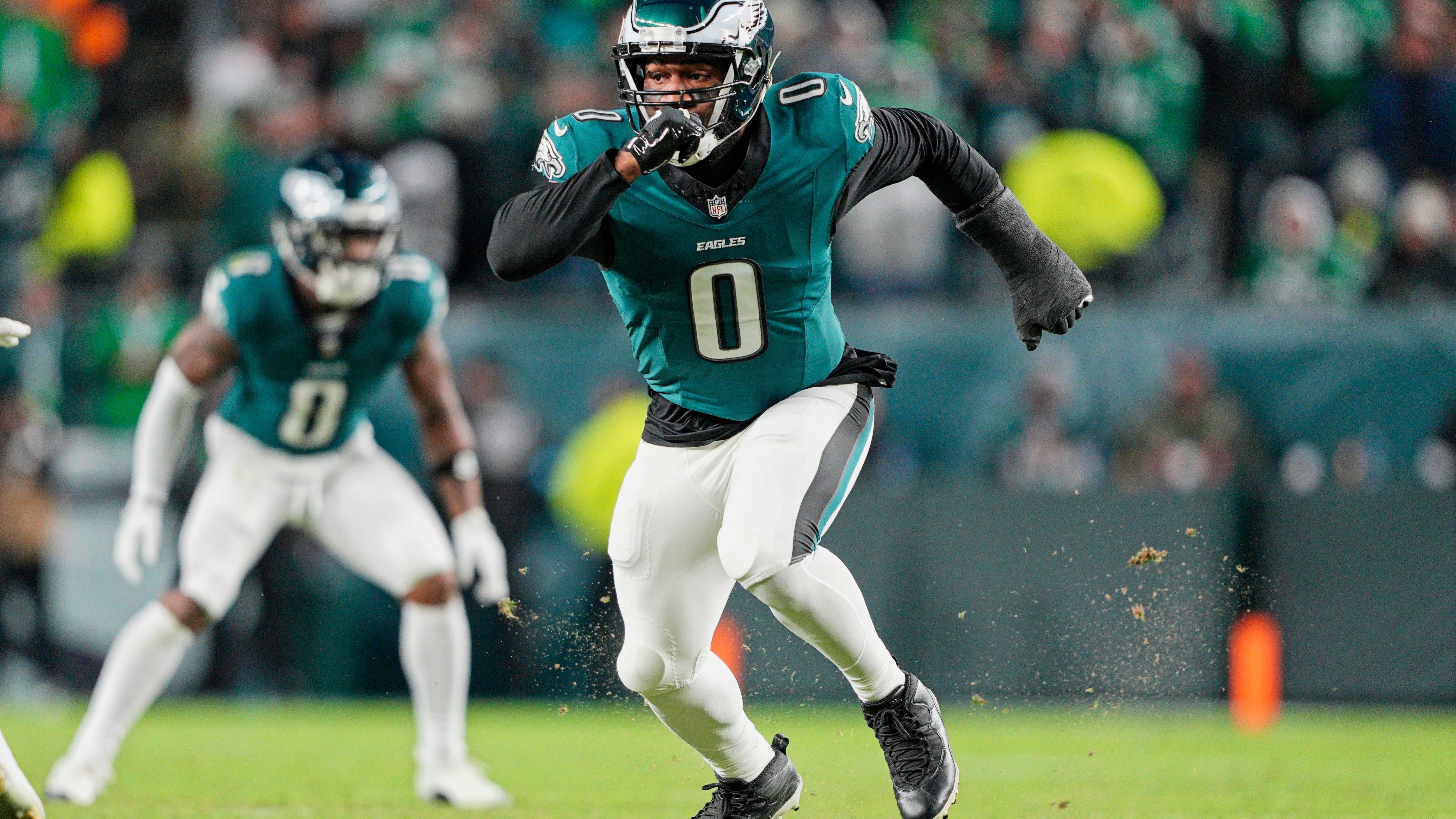 <strong>Platz 7 (geteilt): Philadelphia Eagles</strong>&nbsp;<br>Team-Rating: 87