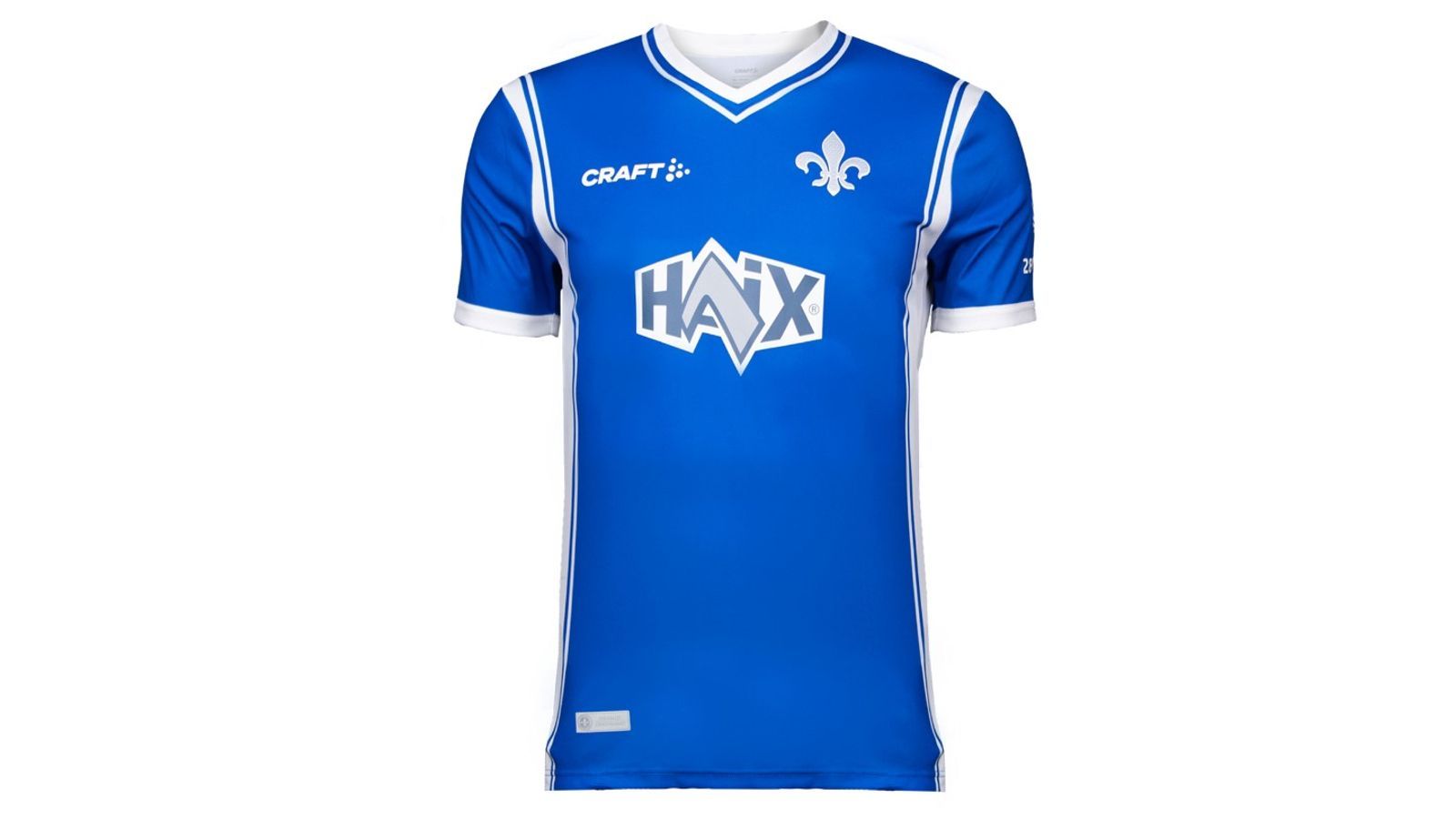 <strong>Platz 16: Darmstadt 98</strong><br>Die Schweden sind bekannt für ihre minimalistischen Designs. Es überrascht deswegen wenig, dass das Trikot der Darmstädter vom schwedischen Ausrüster Craft kein Picasso'eskes Dress designt hat. Doch durch die schnörkellose Form und die großen blauen Flächen wirkt es auch generisch. Die Kreisliga A lässt grüßen.