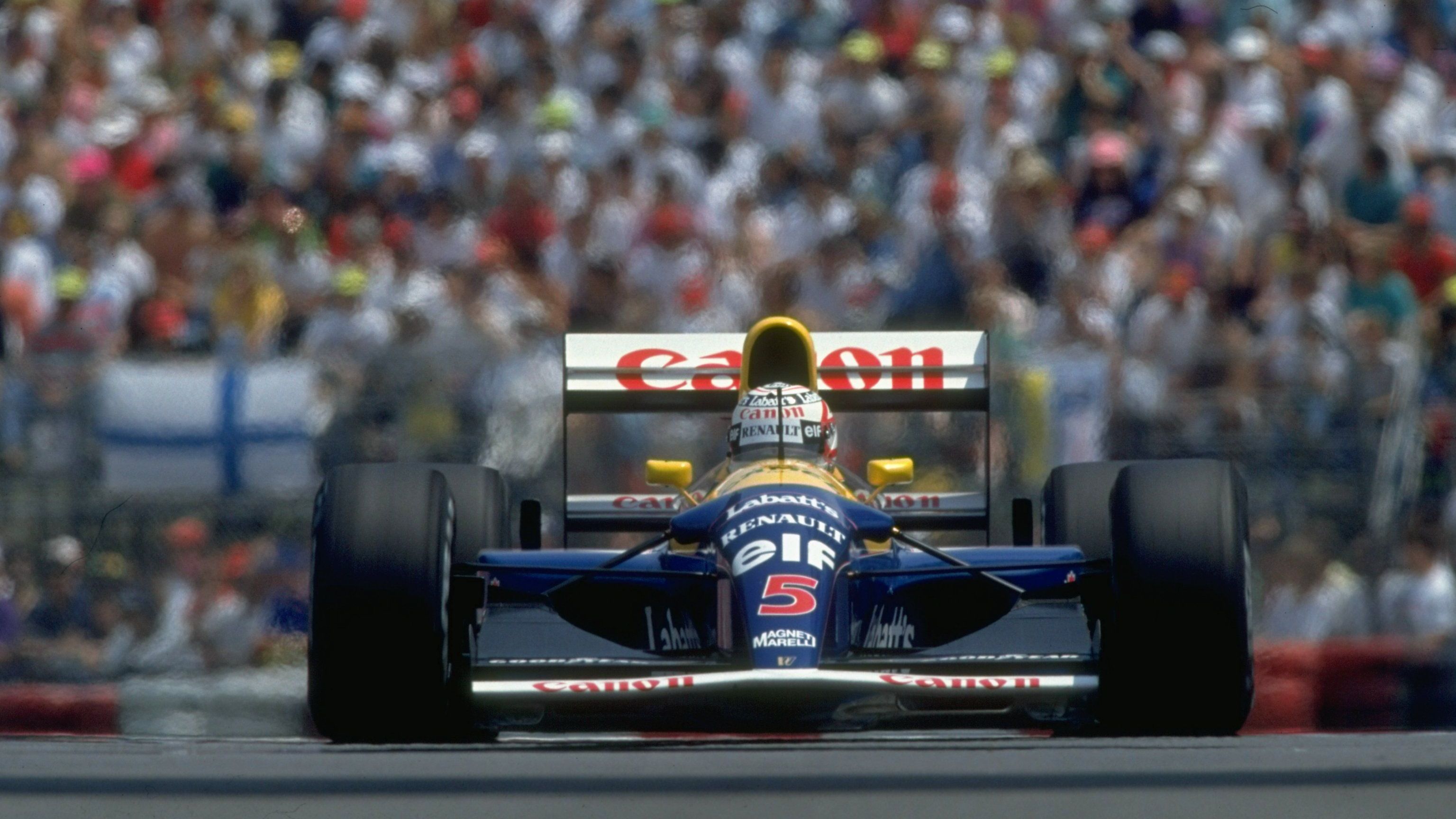 <strong>Platz 7 (geteilt): Nigel Mansell - fünf Siege</strong><br>Ebenfalls fünf Siege in Serie feierte der Brite Nigel Mansell in der Saison 1992 mit Ferrari. In jenem Jahr konnte er zudem das einzige Mal die Weltmeisterschaft für sich entscheiden.