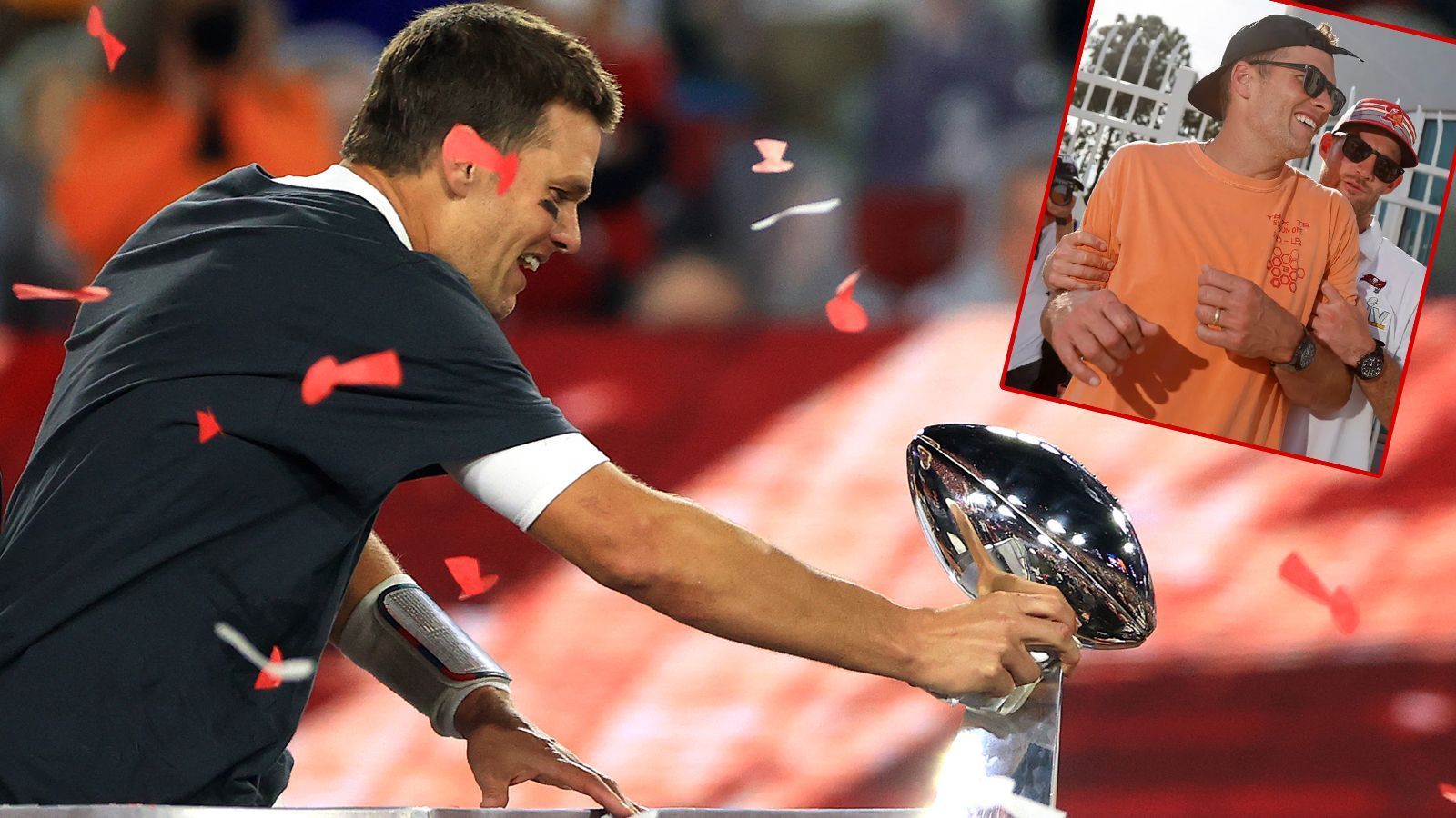 
                <strong>Wir wissen doch eh, wie es kommt</strong><br>
                Seien wir lieber ehrlich: Am Ende ist es ohnehin egal, was in den kommenden viereinhalb Monaten alles passiert. Am 20. Februar 2022 steht eh Tom Brady wieder im Super Bowl, weil er den Ball wirft wie mit 24 (und die Bucs nach der Auftaktpleite Larry Fitzgerald, Jerry Rice und Al Bundy holen), gewinnt seinen achten Ring, faselt was von wegen "Ich will noch spielen, bis ich 65 bin" und haut sich dann auf irgendeiner Bootsparade weg. Tolle Aussichten, oder?
              
