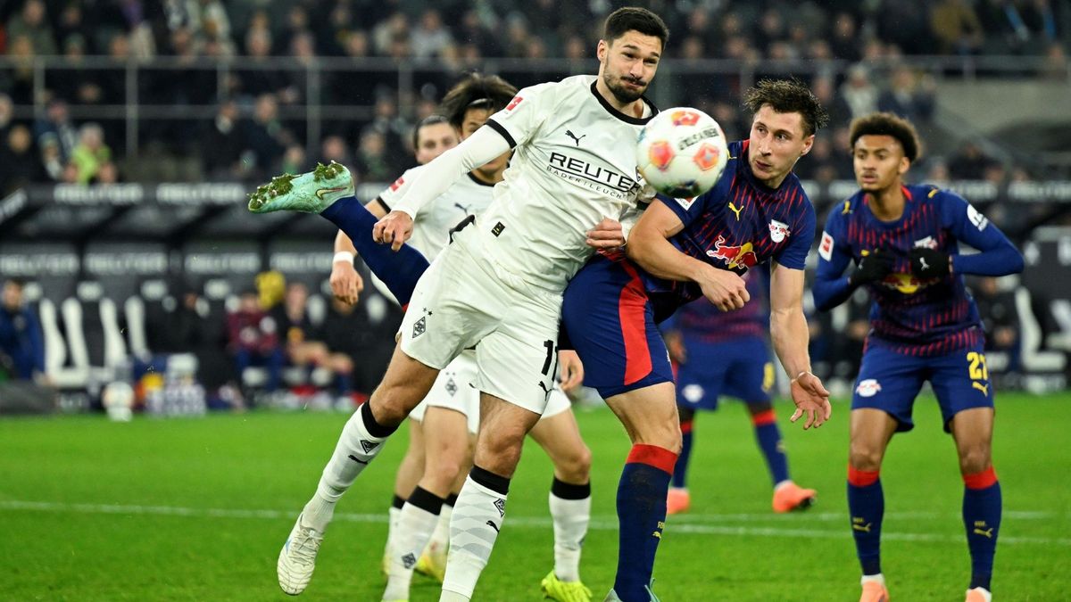 Tim Kleindienst im Spiel gegen Leipzig