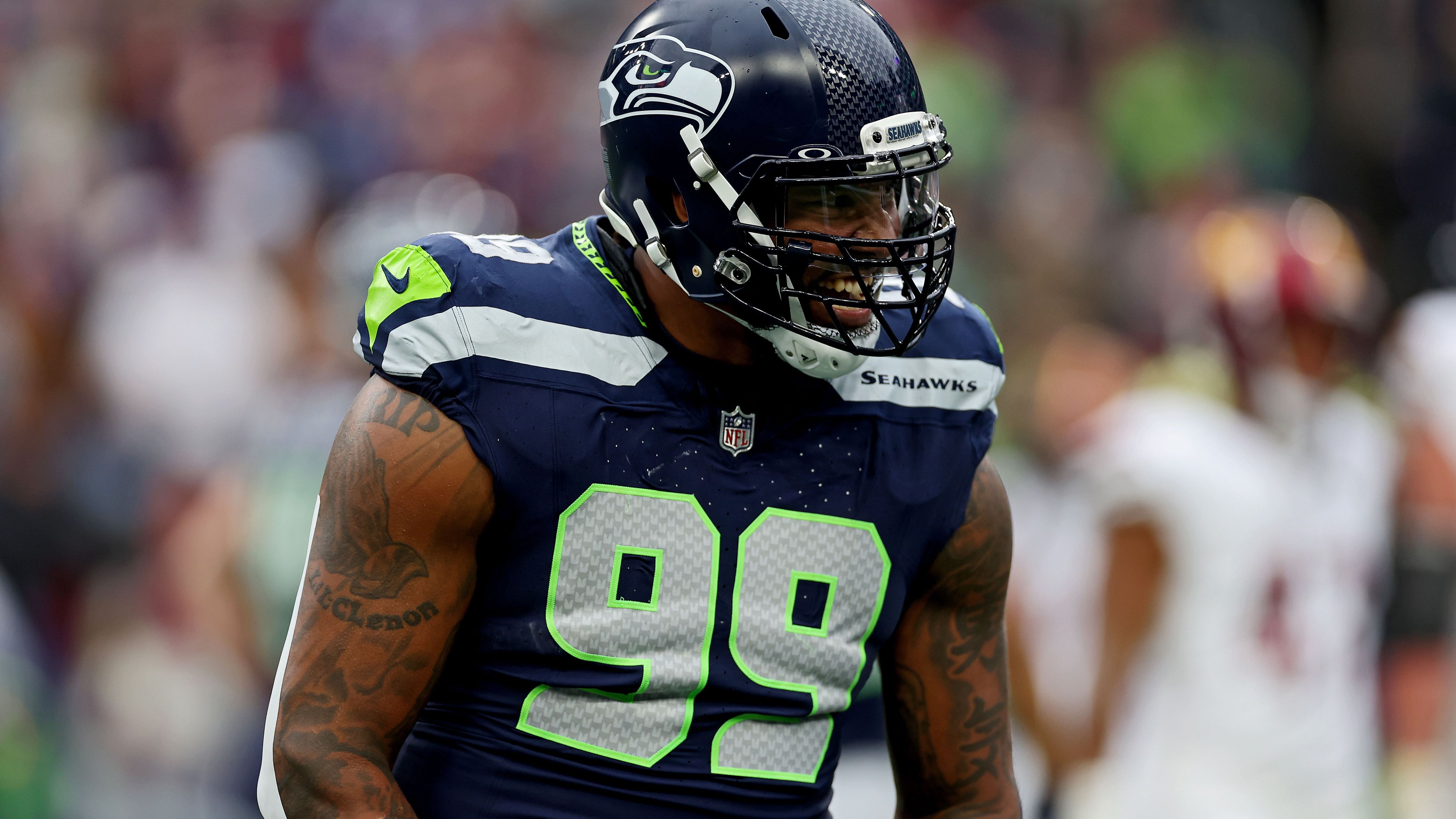 <strong>Platz 36: Leonard Williams (Seattle Seahawks)</strong><br>- Rating: 82<br>- Position: Right Defensive End