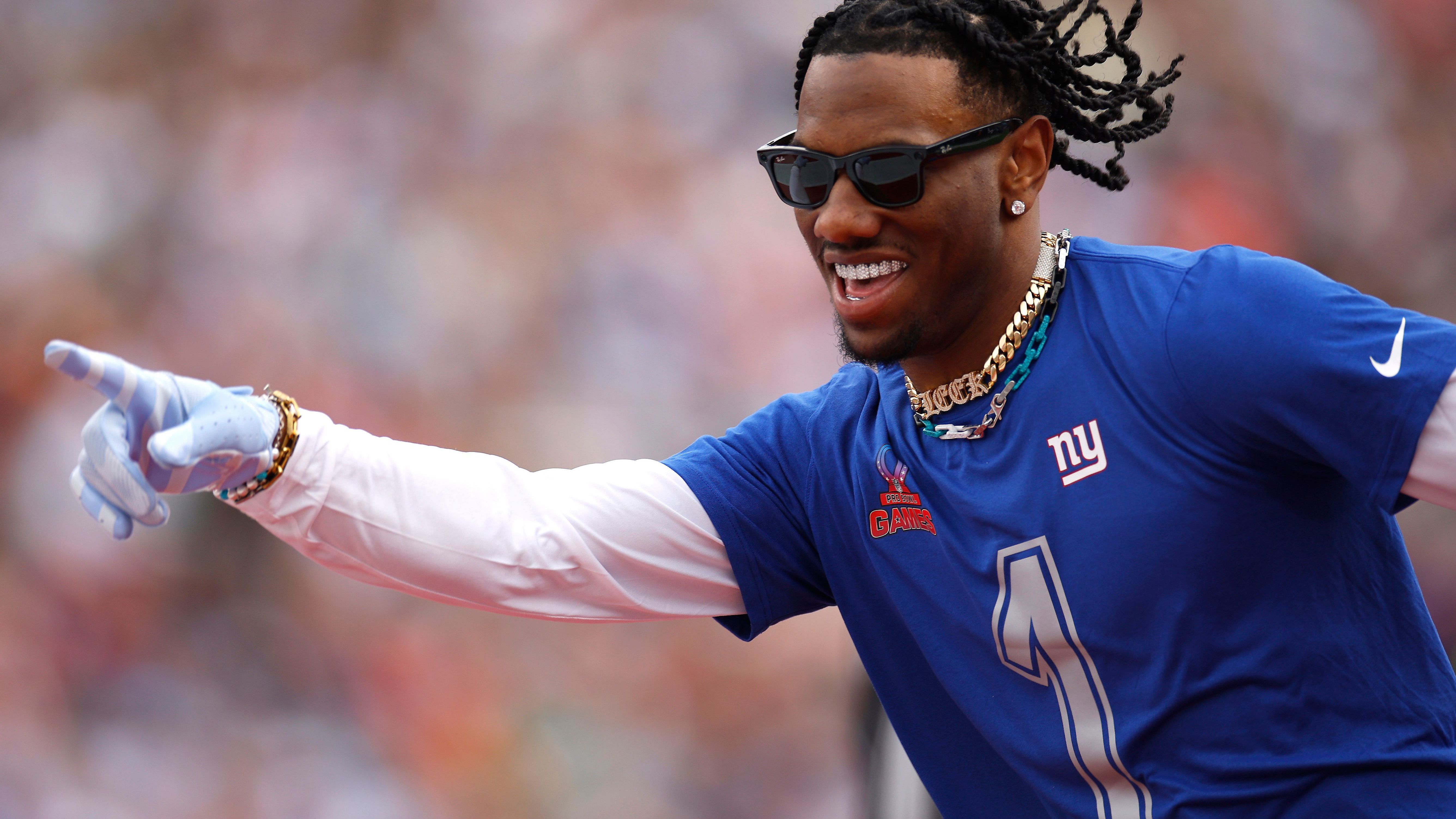 <strong>New York Giants: Malik Nabers</strong><br>Bei den Giants ist Nabers einer der großen Hoffnungsträger. Mit 1.204 Yards und sieben Touchdowns gelang dem Receiver eine bärenstarke Rookie-Saison.