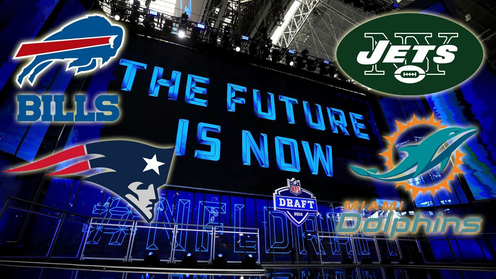 
                <strong>Die Draft Needs der Teams aus der AFC East</strong><br>
                Der NFL Draft steigt 2019 erstmals in Nashville, der Heimat der Tennessee Titans. Vom 25. bis zum 27. April dürfen sich die 32 Klubs bei den größten Talenten des Jahrgangs bedienen (in der Nacht vom 25. auf den 26. April ab 1:50 Uhr live auf ProSieben MAXX und im Livstream auf ran.de). Vorher zeigt ran.de, welche Baustellen die Franchises zu stopfen haben. Diesmal geht es um die AFC East.
              