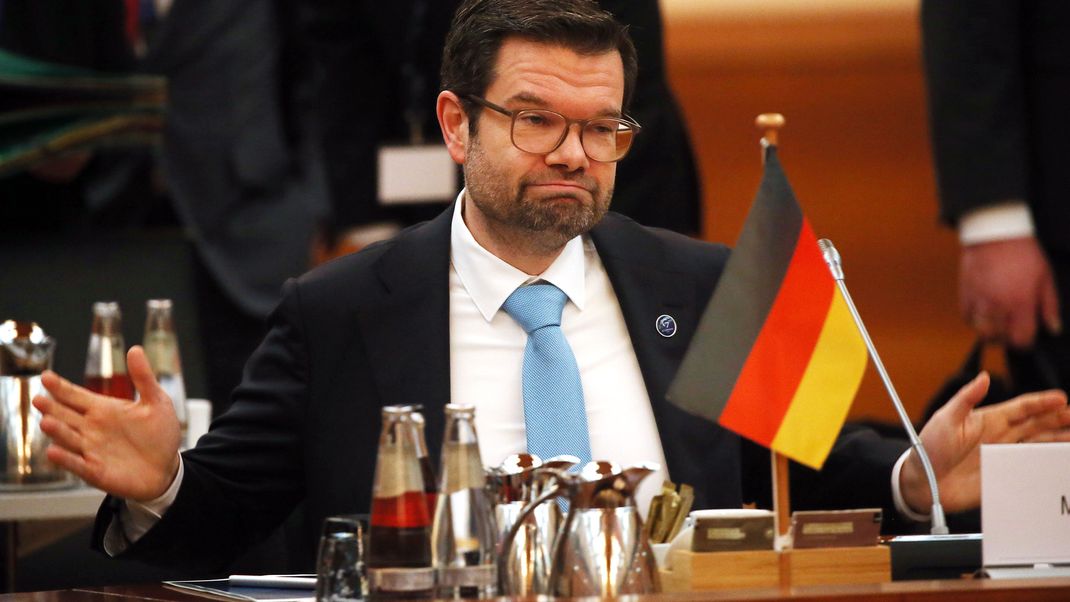 Bundesjustizminister Marco Buschmann bei einem G7-Treffen.