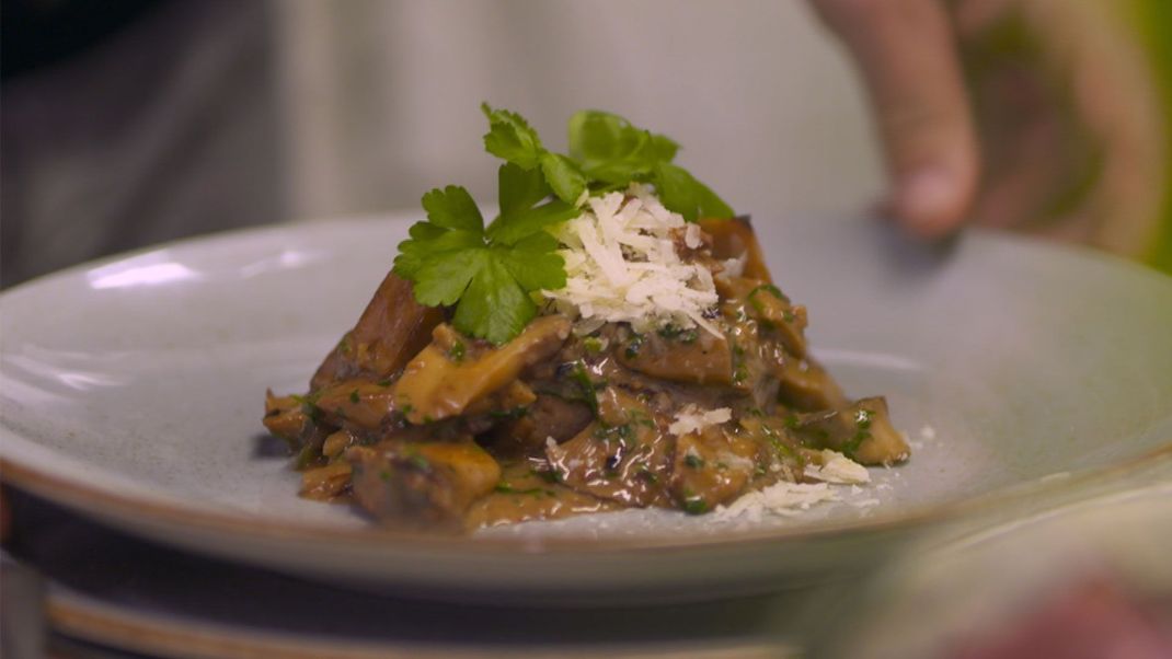 Rinderfilet mit Pilzragout