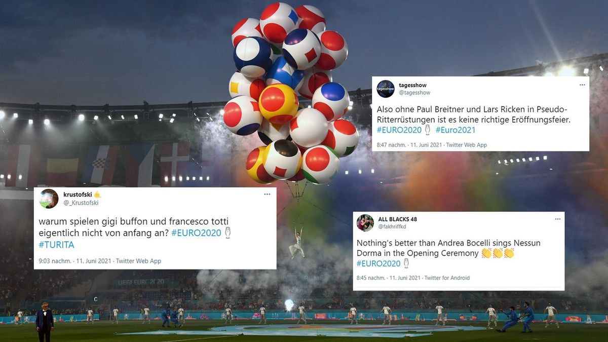 Netzreaktionen zur EM-Eröffnungsfeier