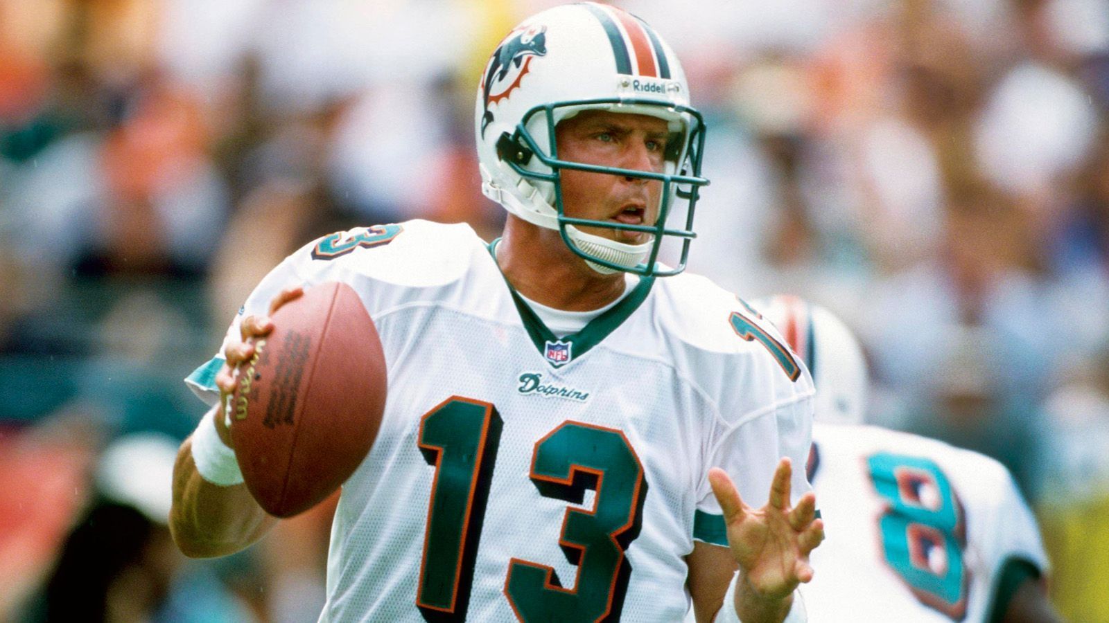 <strong>Miami Dolphins - Dan Marino</strong><br>Passing-Yards: 61.361<br>Passing-Touchdowns: 420<br>Jahre im Team: 17<br>Absolvierte Spiele: 242