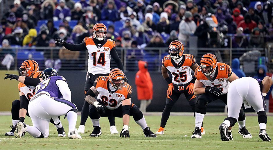 
                <strong>Platz 22: Cincinnati Bengals</strong><br>
                Kommt das erhoffte Spektakel in der Bengals-Offense mit einem Jahr Verspätung? Mit Cordy Glenn und Billy Price wurden dringend benötigte Upgrades für die O-Line gefunden. Davon sollte nicht nur Running Back Joe Mixon, sondern auch Quarterback Andy Dalton profitieren. Der hat im besten Fall neben Wide Receiver A.J. Green auch die gesundeten Tight End Tyler Eifert und den letztjährigen Erstrundenpick John Ross als Anspielstationen. Hält die Defense ihre Form und wird durch Pass Rusher Sam Hubbard und Safety Jessie Bates aufgefrischt, kann trotz der Vier-Spiele-Sperre für Vontaze Burfict ein Angriff auf die Playoffs gestartet werden. Die Gesundheit wichtiger Leitungssträger bleibt das große Fragezeichen.
              