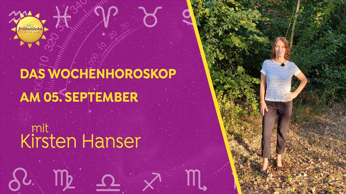 Wochenhoroskop 05.09.-09.09.