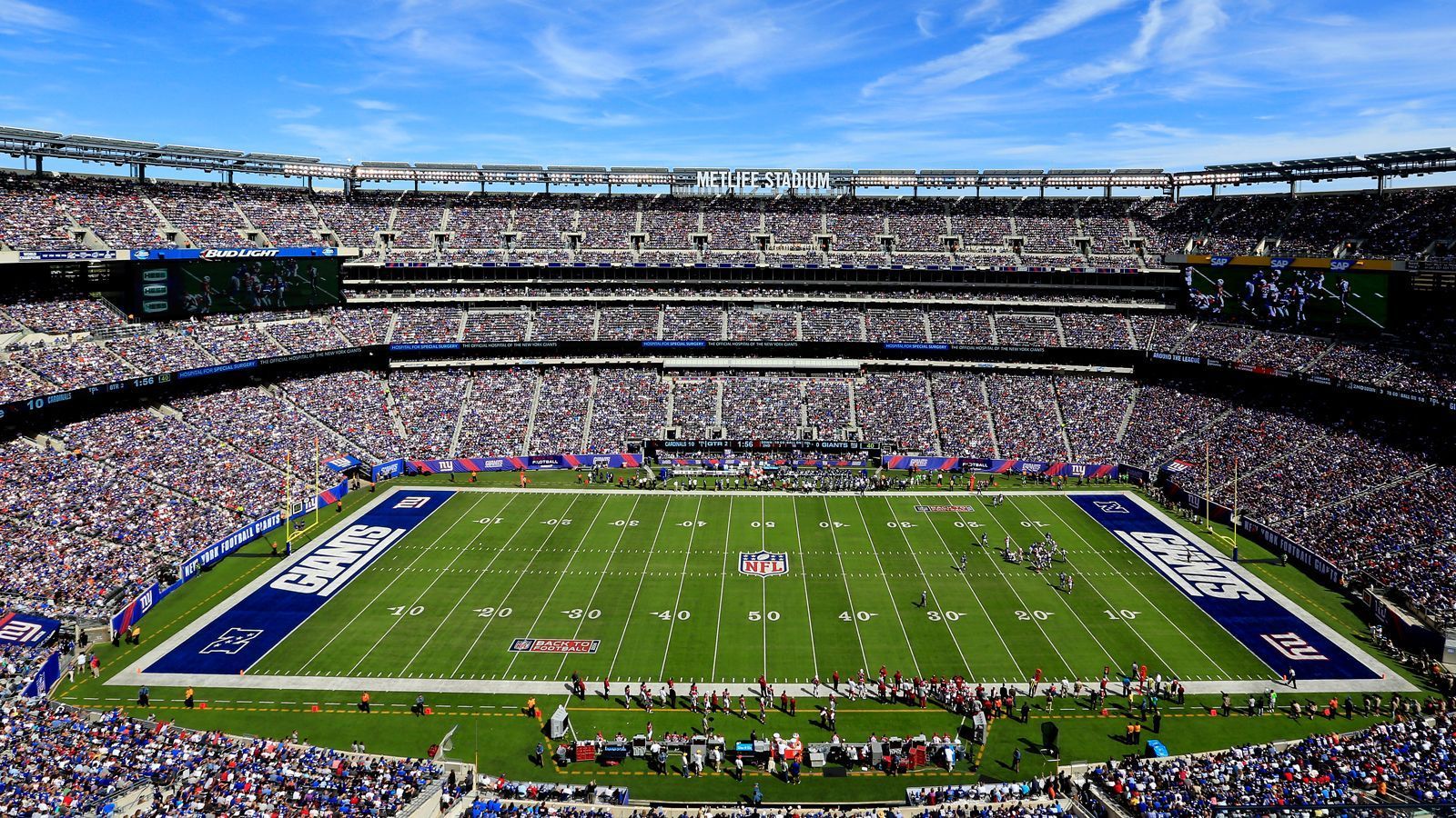 <strong>Platz 19 (geteilt): New York Giants</strong><br>Met Life Stadium