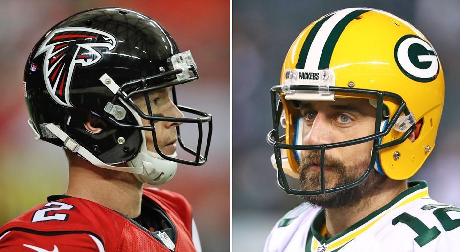 
                <strong>Ryan vs. Rodgers - Passer Rating</strong><br>
                Passer Rating: Das Passer Rating (oft auch als Quarterback Rating bezeichnet) ist ein seit 1973 von der NFL eingesetzter Wert, der die Leistungen von Quarterbacks möglichst objektiv bewerten soll. Completion Percentage, Yards pro Pass, Touchdowns pro Passversuch und Interceptions pro Passversuch spielen bei der Berechnung des Ratings eine Rolle. Der beste Wert, den ein Quarterback erreichen kann, ist 158,3. Aaron Rodgers' Leistungen seit Week 12 entsprechen einem Rating von 83,8. Matt Ryan kommt im gleichen Zeitraum gar auf ein Passer Rating von 87,4 - absoluter Bestwert in der NFL. Vorteil Ryan - 4:1.
              