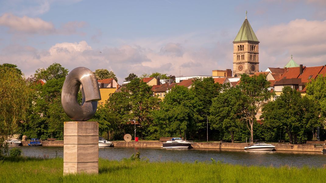 Stadt Schweinfurt in Bayern.