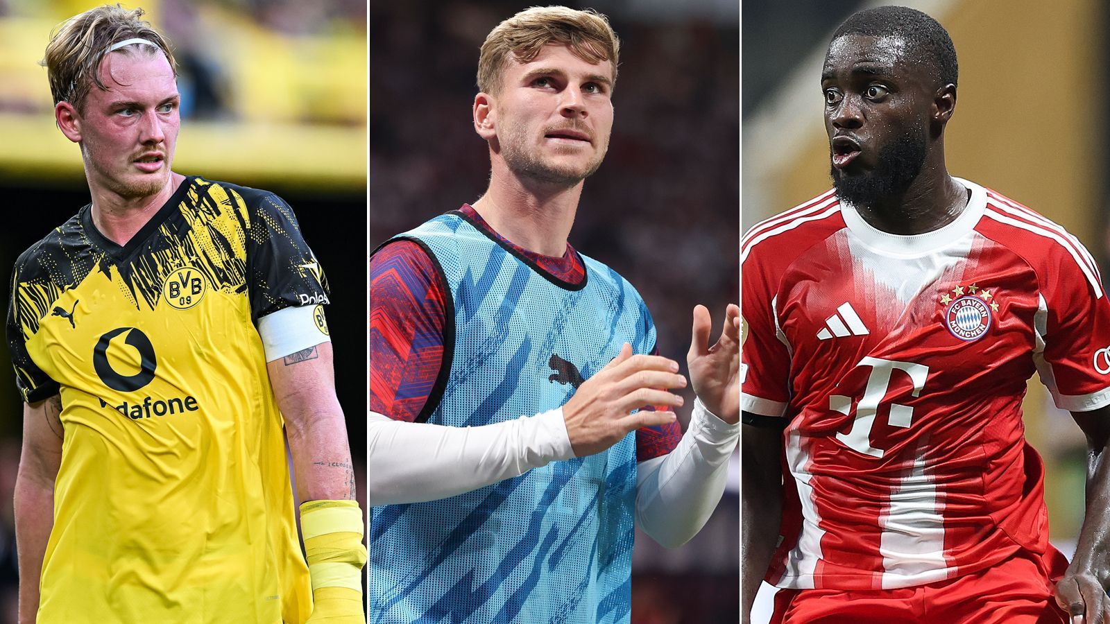 <em><strong>Kein neuer Werner-Vertrag? Diese Bundesliga-Stars sind 2026 ablösefrei</strong><br>Spätestens im Sommer 2026 soll die Ära von Timo Werner (Mi.) bei RB Leipzig enden. Laut "Sport Bild" soll der auslaufende Vertrag des Stürmers nicht verlängert werden. <strong>ran</strong> zeigt weitere Bundesliga-Stars, die nach aktuellem Stand im Sommer 2026 ablösefrei zu haben sind. (Stand: 1. Oktober 2025, Quelle: transfermarkt.de)</em>