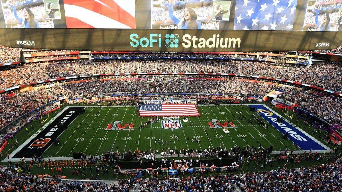 Schon der Super Bowl 2022 fand im SoFi-Stadion statt