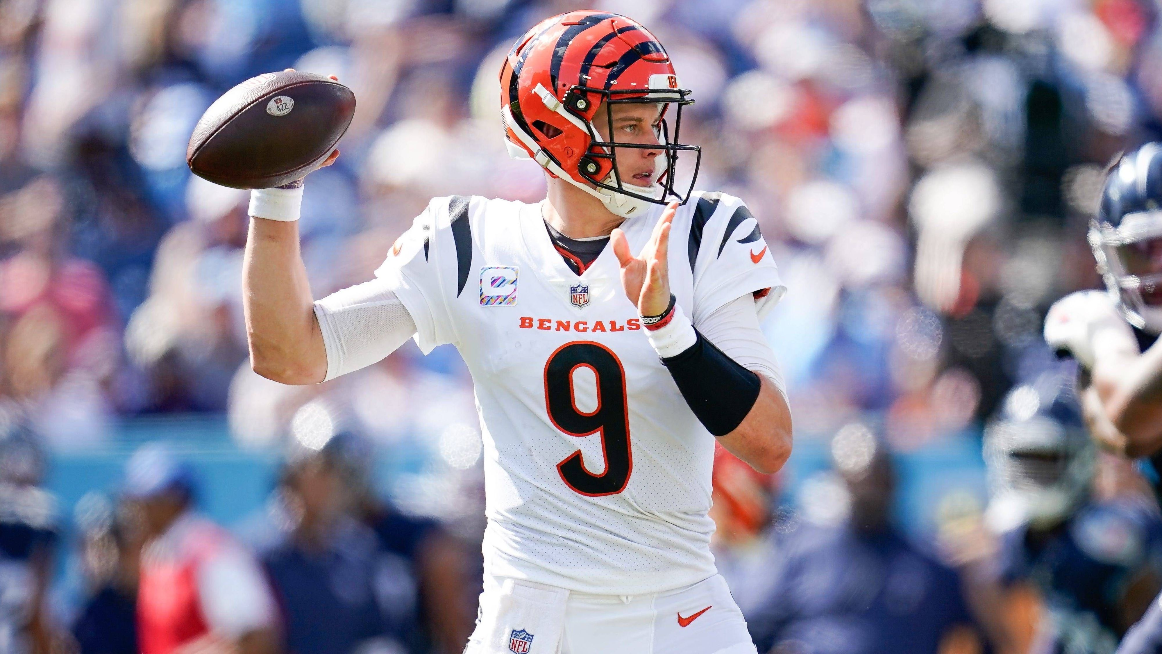 <strong>Cincinnati Bengals: Joe Burrow</strong><br>Was ist los mit Joe Burrow? Der Superstar scheint nach seiner Wadenverletzung aus der Saisonvorbereitung noch nicht wiede der alte zu sein und kämpft sich bisher durch die Saison. Nach vier Spielen kann der 26 lediglich zwei Touchdowns (und zwei Interceptions) vorweisen. Nach drei Niederlagen sind die Playoffs vorerst in weite Ferne gerückt.