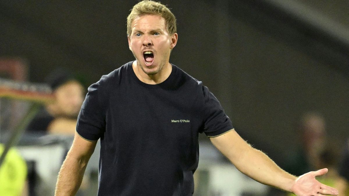 Julian Nagelsmann rutscht mit seinem Team ab