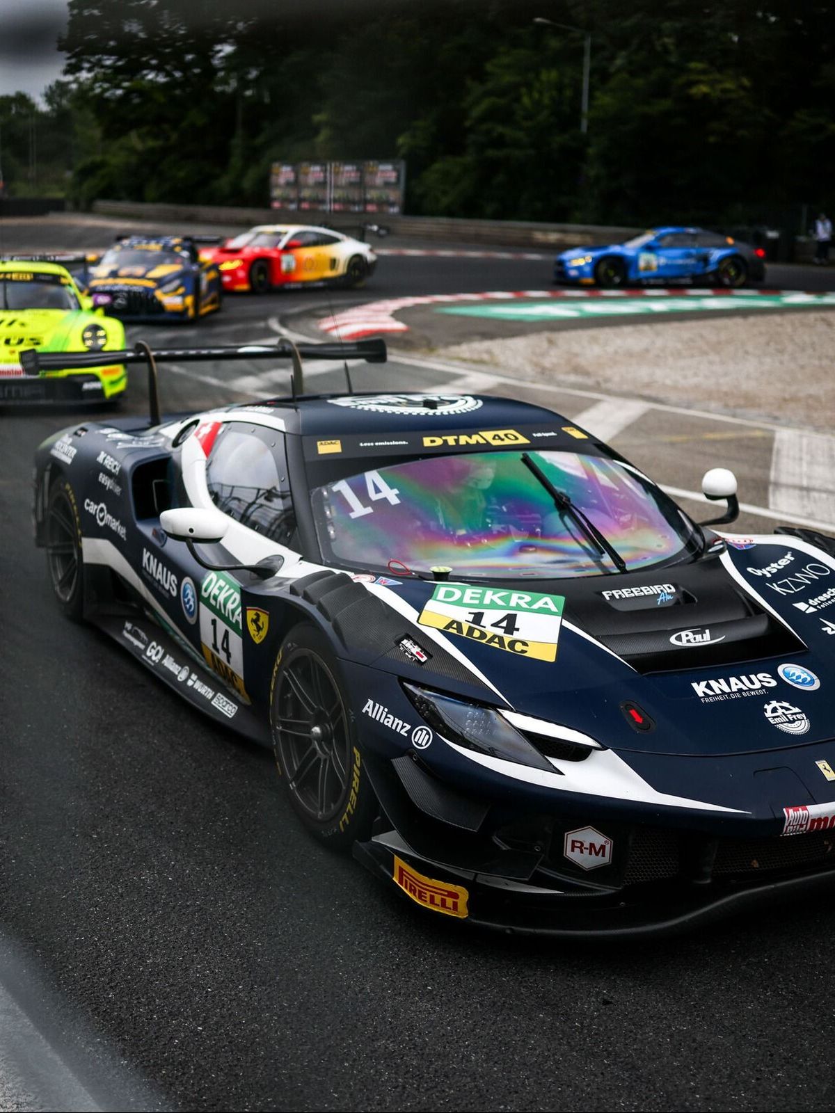 Durch den Boxenstopp droht auf dem Norisring die Überrundung