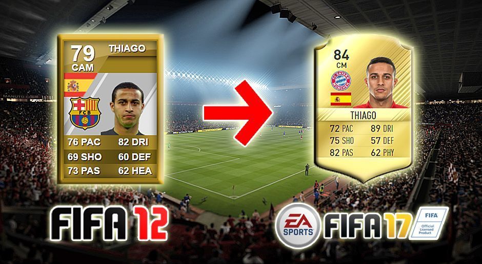 
                <strong>Thiago Alcantara (FIFA 12 - FIFA 17)</strong><br>
                Thiago Alcantara (FIFA 12 - FIFA 17).
              