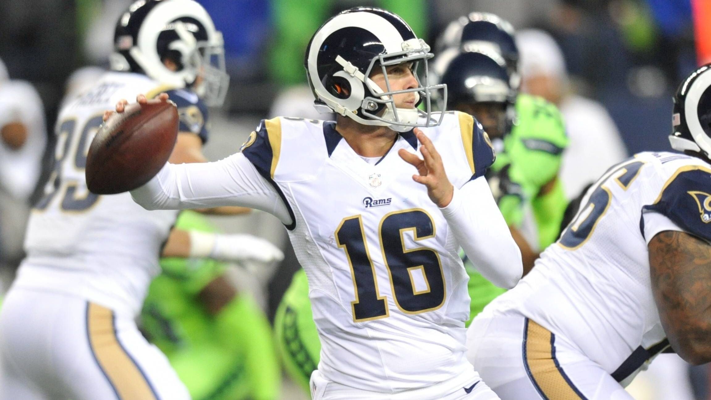 <strong>Los Angeles Rams: 2016, 1. Pick</strong><br>- Spieler: Jared Goff