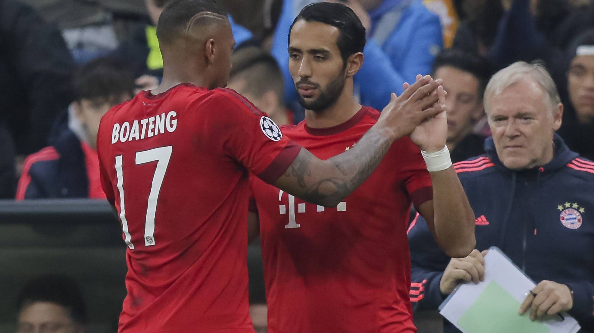 
                <strong>Kandidat 4: Medhi Benatia</strong><br>
                Kandidat 4: Medhi Benatia. Dem in Frankreich geborenen Marokkaner (re.) bleiben auch wegen immer wieder auftretender Muskelbeschwerden nur Außenseiterchancen. Abgesehen von drei gemeinsamen Einsätzen mit Boateng in den ersten Saison-Wochen avanciert der 28-Jährige in den jüngsten beiden Liga-Spielen zur Wechsel-Option für den angeschlagenen Weltmeister. Irgendwie ist Benatia auch nach gut einem Jahr in München noch nicht so richtig angekommen beim FC Bayern.
              