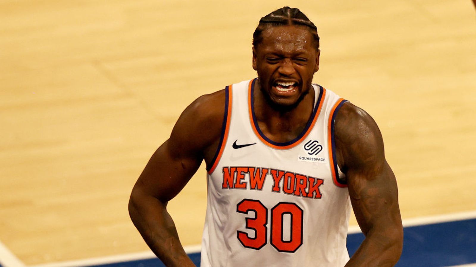 
                <strong>Julius Randle (New York Knicks)</strong><br>
                 - Punkte: 23,2 - Rebounds: 11,1 - Assists: 5,5 - All-Star-Nominierungen: 1
              