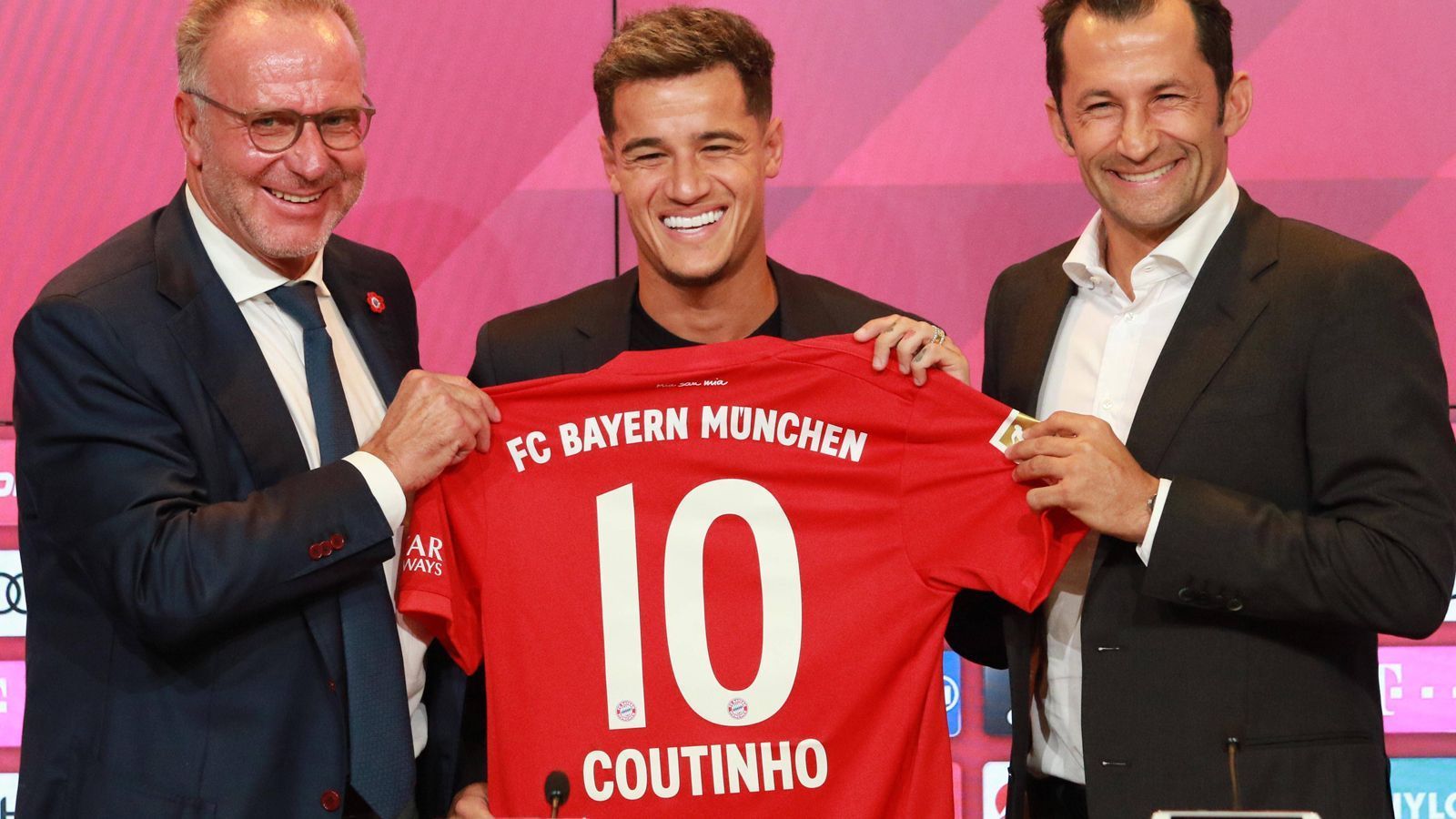 
                <strong>Philippe Coutinho</strong><br>
                Rückennummer 10 beim FC Bayern: von 2019 bis 2020Position: Offensives Mittelfeld
              