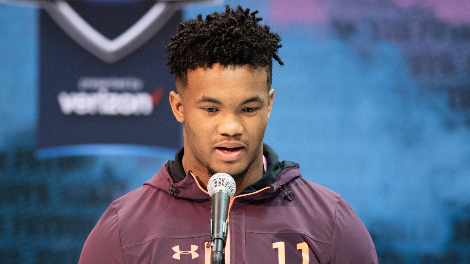 
                <strong>Kyler Murray</strong><br>
                Position: QuarterbackCollege: OklahomaHeisman Trophy-Gewinner
              