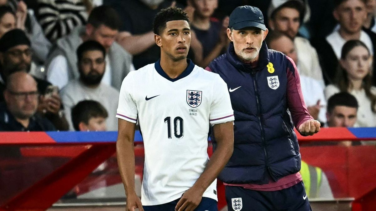 Uneins: Thomas Tuchel und Jude Bellingham