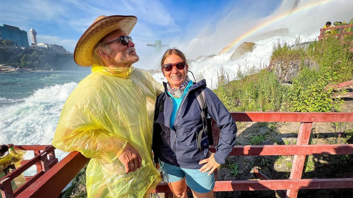 Die Reimanns an den Niagara-Wasserfällen