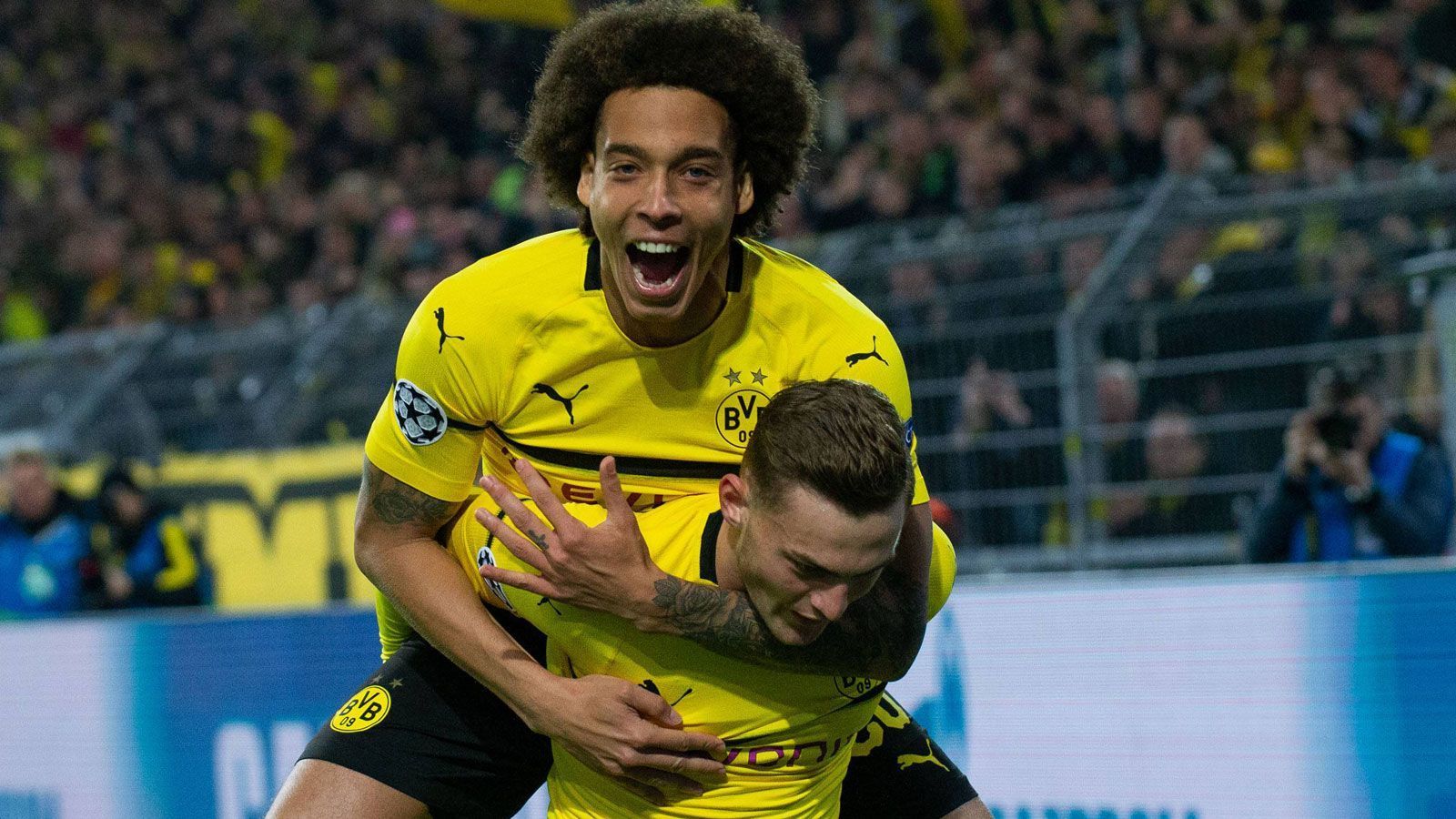 
                <strong>Borussia Dortmund gegen Monaco in der Einzelkritik</strong><br>
                Borussia Dortmund siegt souverän mit 3:0 gegen die AS Monaco in der Champions League. Nachdem sich der BVB in der ersten Halbzeit vergeblich bemüht, sorgen nach der Halbzeitpause vor allem die überragend spielenden Marco Reus und Jadon Sancho für die schwarz-gelben Tore. Die Dortmunder Abwehr hingegen erwischt nicht den allerbesten Tag - trotz des Zu-Null-Erfolgs. ran.de bewertet die BVB-Spieler in der Einzelkritik. 
              