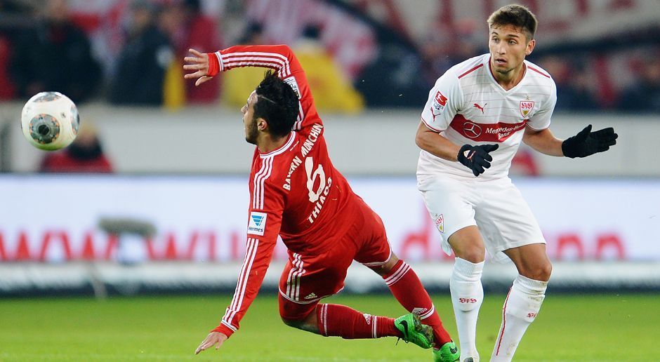 
                <strong>17. Bundesliga-Spieltag (Saison 2013/2014)</strong><br>
                VfB Stuttgart vs. FC Bayern München 1:2; 17. Spieltag 2013/2014: Thiago führte mit seinem Treffer in der 92. Minute den FC Bayern zum 2:1-Auswärtssieg beim VfB Stuttgart. Doch auch in der Rückrunde kam es für die Schwaben ganz bitter gegen die Bayern ...
              