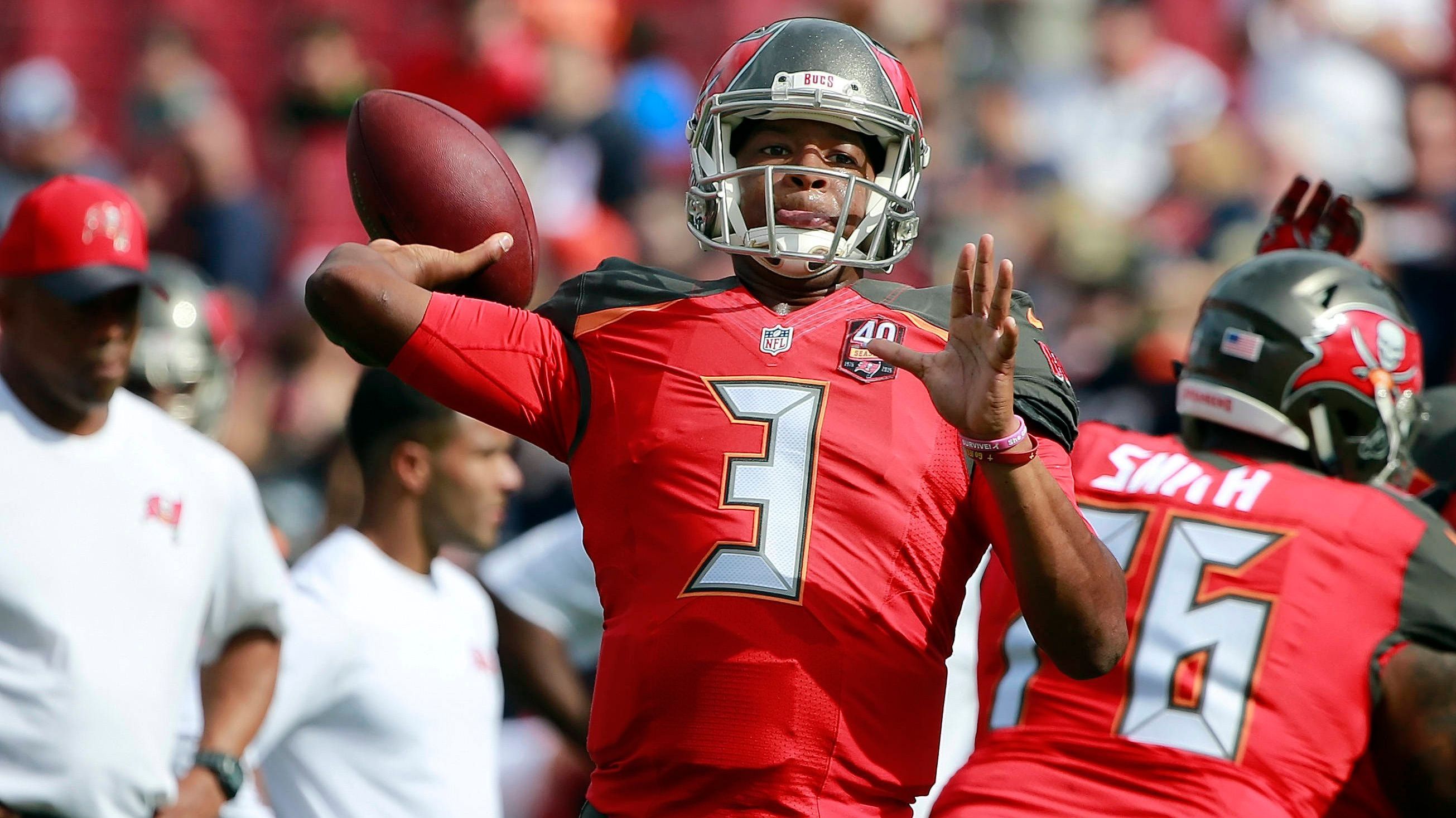 <strong>Geteilter 29. Platz: Tampa Bay Buccaneers </strong><br>Anzahl Erstrundenpicks seit 2000: 21 <br>Höchster Pick: 1. (2015)<br> Am höchsten ausgewählter Spieler: Jameis Winston (Quarterback)