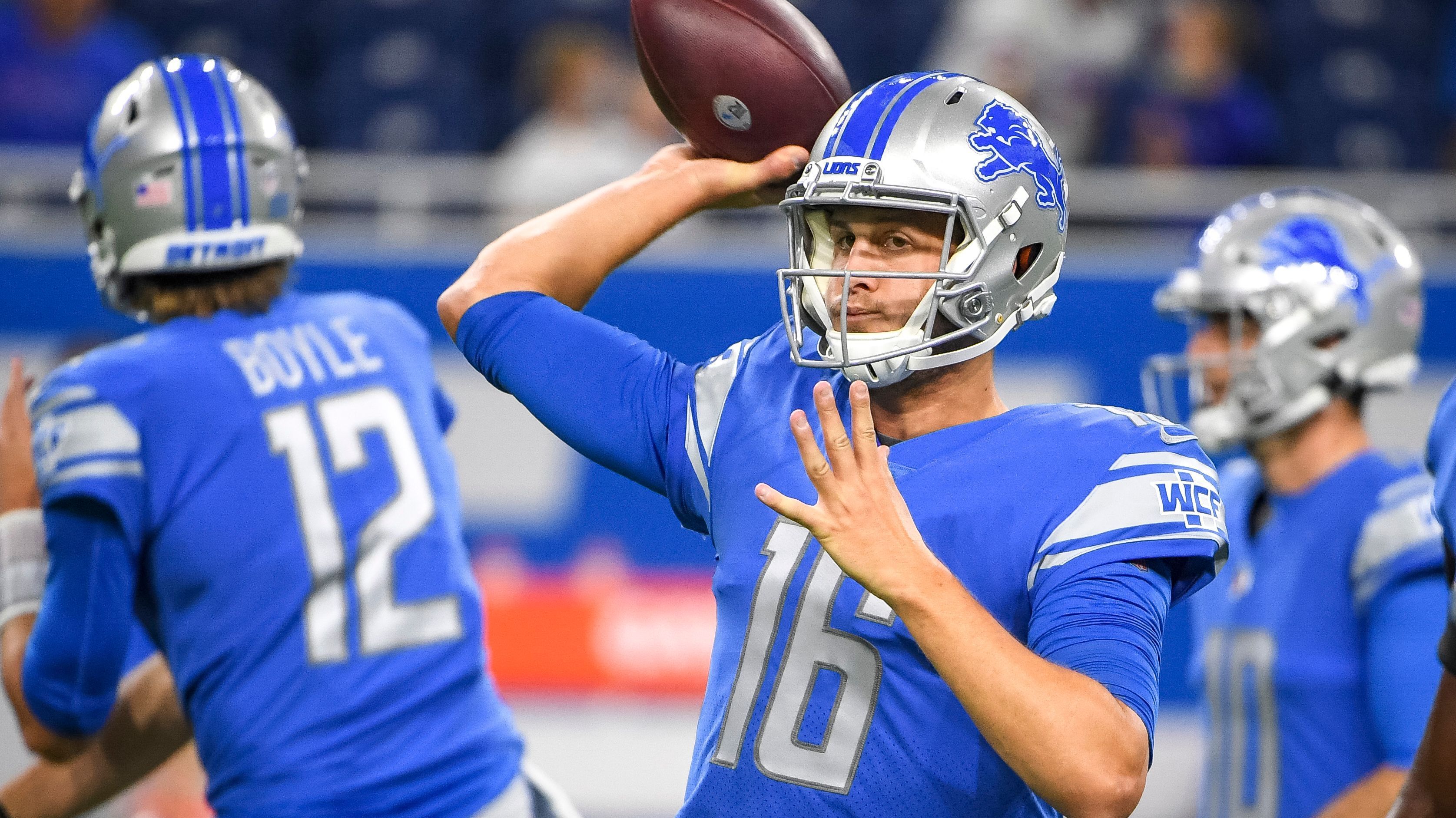 
                <strong>Detroit Lions</strong><br>
                Captains: Quarterback Jared Goff, Center Frank Ragnow, Linebacker Trey Flowers, Alex Anzalone, Jalen Reeves-Maybin
              