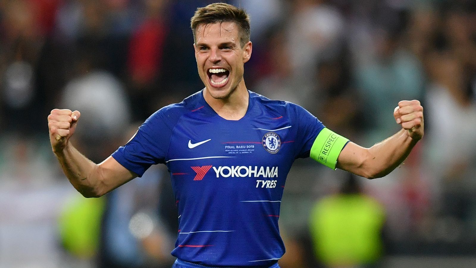 
                <strong>Cesar Azpilicueta (FC Chelsea)</strong><br>
                Absolvierte Spiele im Wettbewerb 2018/19: 9
              