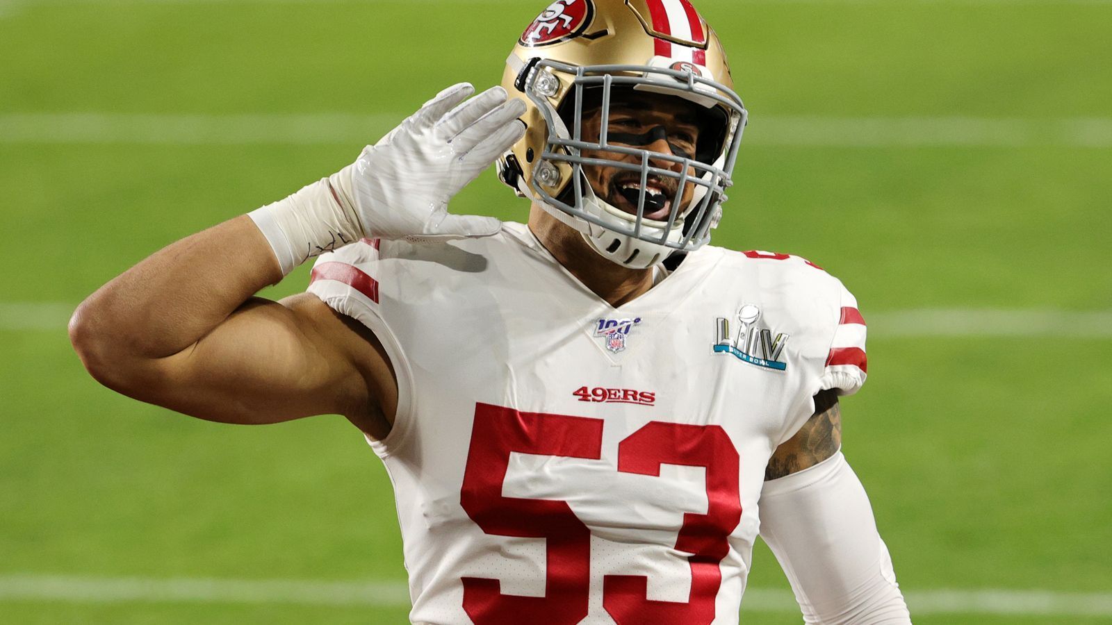 
                <strong>Mark Nzeocha (ohne Vertrag)</strong><br>
                Seit 2015 spielt Mark Nzeocha in der NFL. Nach der Saison 2020 verlängerten die San Francisco 49ers den Vertrag des 31-jährigen nicht. Als Free Agent fand er bisher keinen neuen Klub. Sollte ein Team Nzeocha unter Vertrag nehmen, stünden ihm laut NFL-Statuten 910.000 Dollar zu.
              