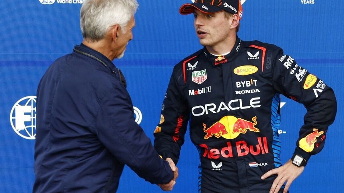 Weltmeister unter sich: Damon Hill und Max Verstappen hatten ihre Spannungen