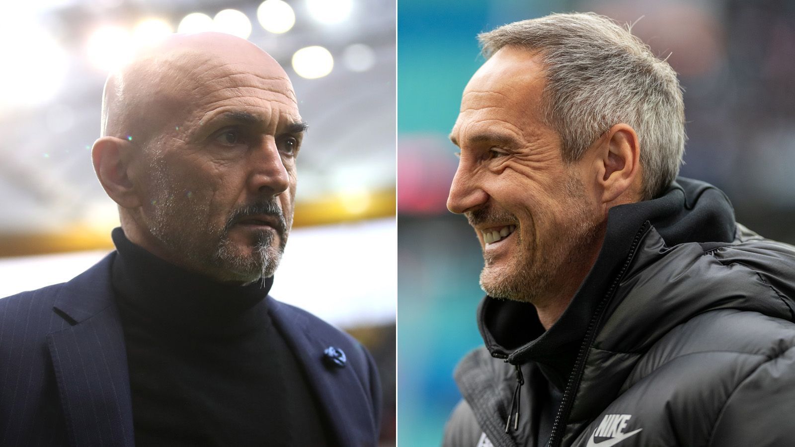 
                <strong>Trainer</strong><br>
                Luciano Spalletti hat sein Team im Hinspiel taktisch hervorragend auf die Eintracht eingestellt. Die Außenstürmer konnten Kostic und da Costa immer wieder überlaufen. Außerdem bringt er deutlich mehr internationale Erfahrung (114 internationale Spiele als Trainer) mit als Adi Hütter, der aufgrund seiner Sperre den Innenraum nicht betreten darf. In dieser Saison gibt es in der Europa League allerdings nur wenige Trainer, die mit der Mehrfachbelastung für ihren Kader so gut umgehen können wie der SGE-Coach. Die Eintracht hat auf internationaler Ebene eine Bilanz von sieben Siegen und zwei Unentschieden. Hütter wusste also auf jedes gegnerische System die passende Antwort und hat im Hinspiel bewiesen, auch während eines Matches die richtigen Anpassungen tätigen zu können. Damit gleicht er Spallettis Erfahrung aus. Punkt für beide: 4:5
              