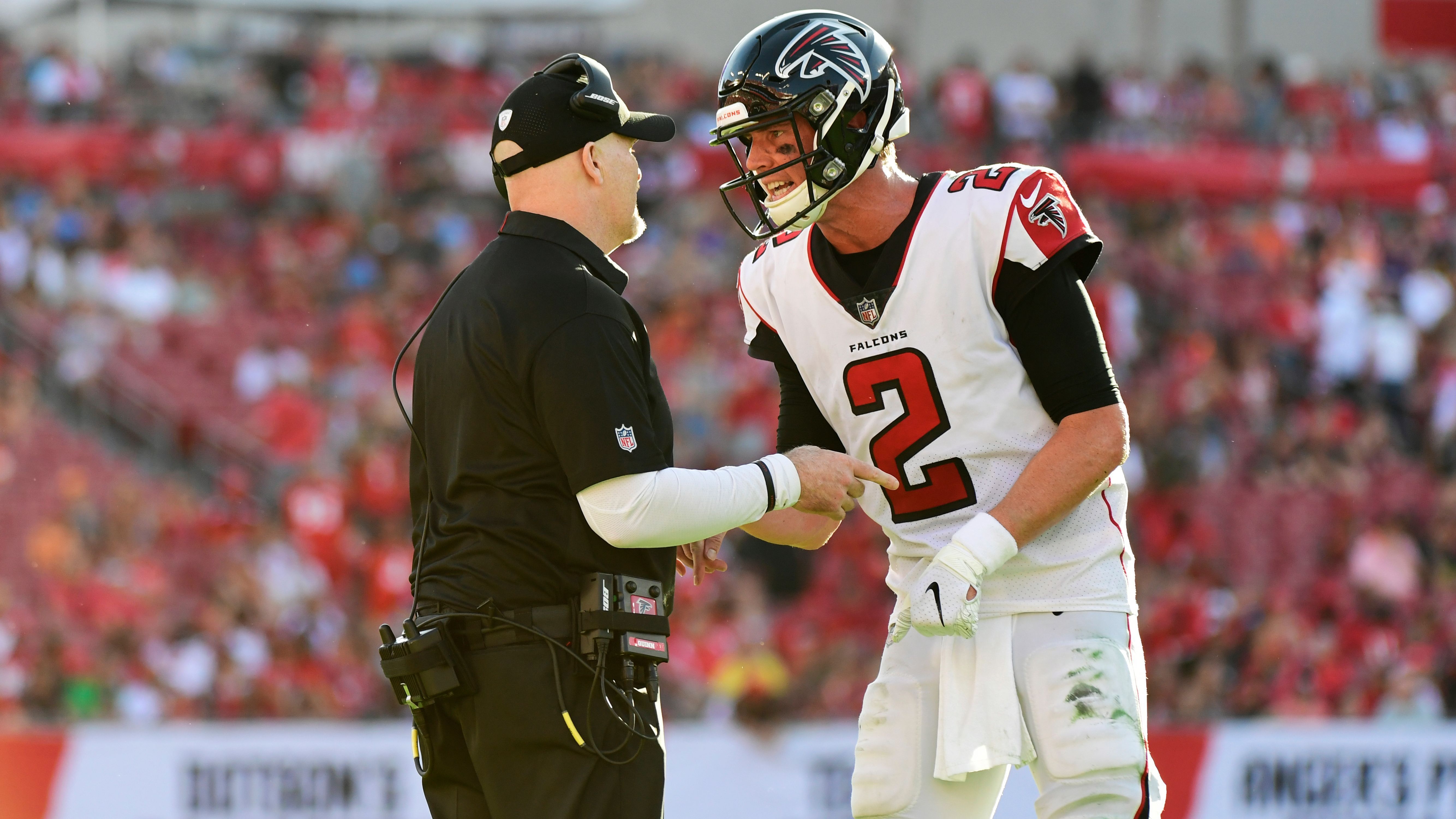 <strong>Atlanta Falcons: Matt Ryan (2018; 35 TDs)</strong><br>Es war das letzte Hurra von Matt Ryan, dessen Stern nach der Saison 2018 allmählich zu sinken begann. An seine Leistungen konnte seither kein anderer Falcons-QB mehr anknüpfen.