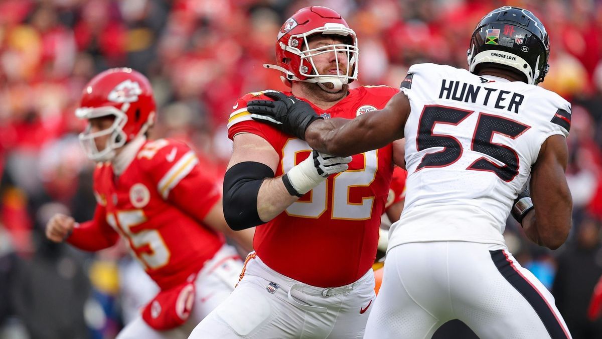 Thurney (Nr. 62) soll Superstar Mahomes beschützen