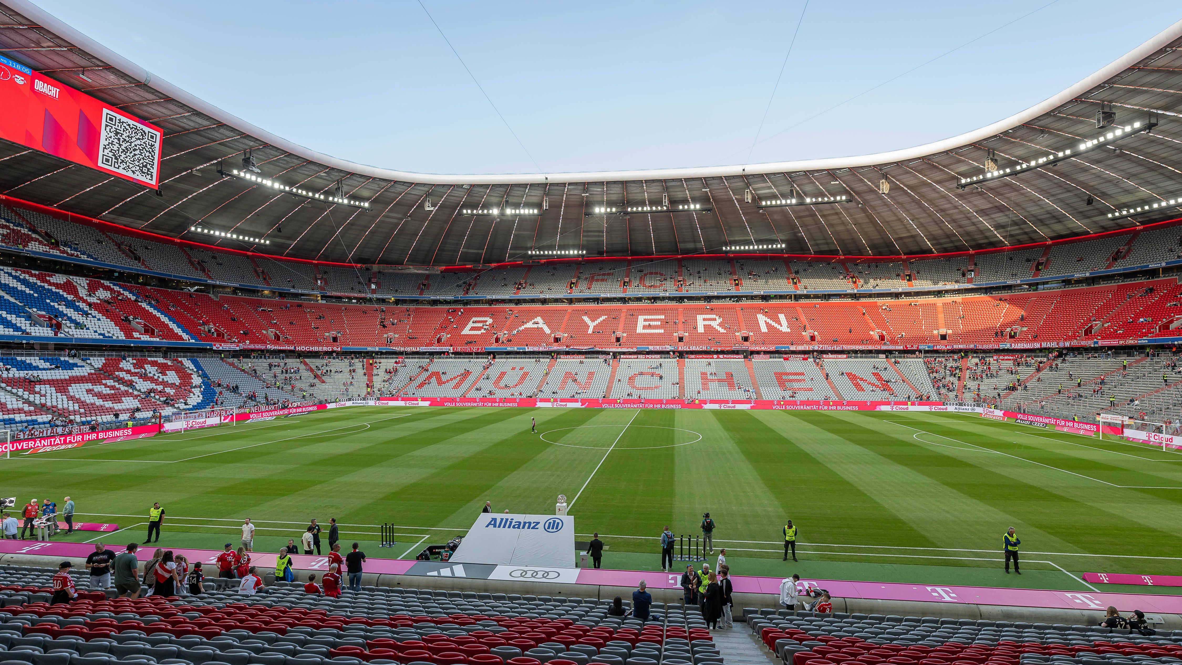 <strong>FC Bayern München - Allianz-Arena</strong><br>Jährlicher Erlös: 9 Millionen Euro<br>Laufzeit: 2041