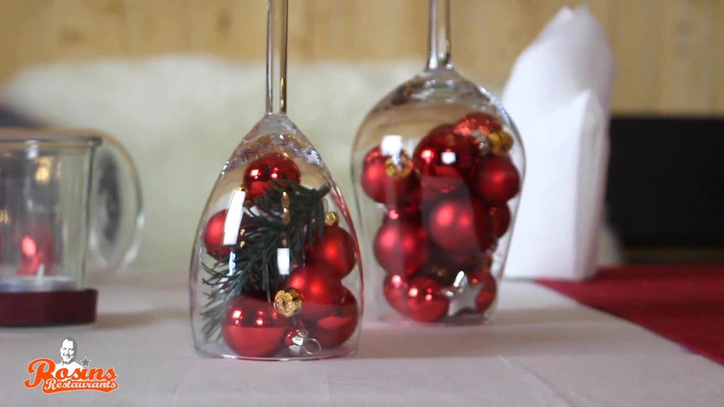Tischdeko zu Weihnachten – günstig selbst basteln