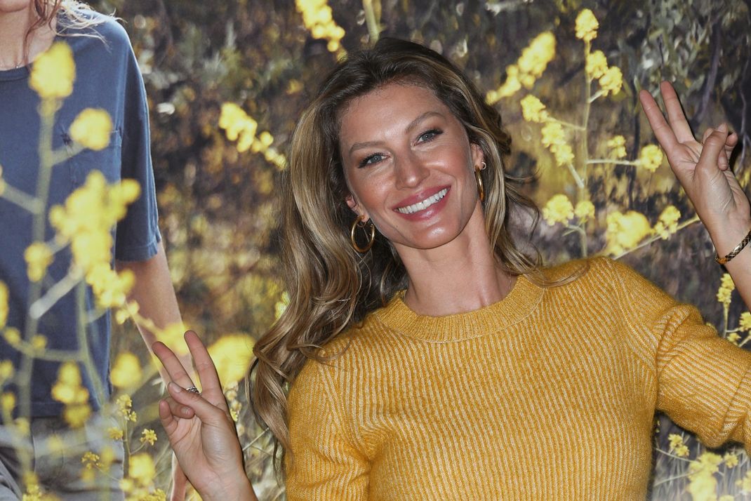 Topmodel Gisele Bündchen ist sehr naturverbunden - und pflanzt sogar eigenes Gemüse in ihrem Garten an.